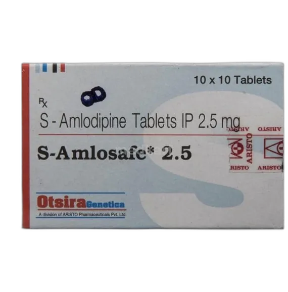 s amlosafe 2.5mg tablet 10's